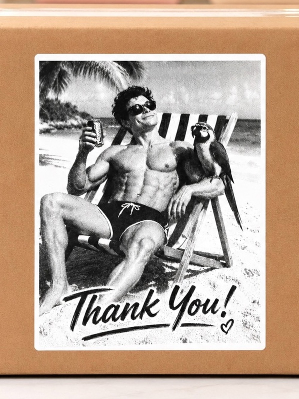Beach Bod Thank You Stickers-100ct.